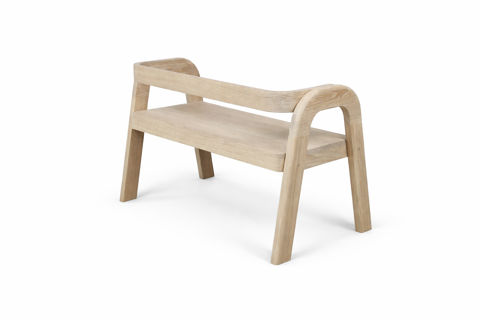 Banc enfant en bois massif | Banc Montessori naturel – Fabriqué en France